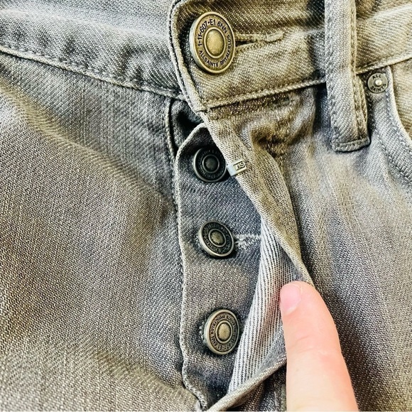 All Saints Gray Cigarette Fit Jeans Size 30 - Picture 6 of 10